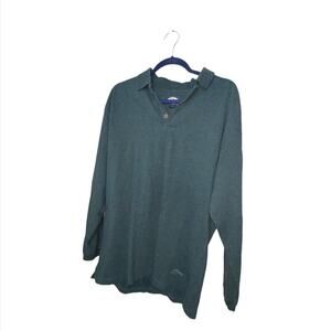 Tommy Bahama Mens Long Sleeve Polo Size Medium